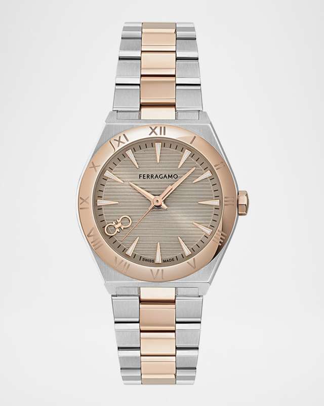Vega Upper East 28MM Two Tone Bracelet Watch
